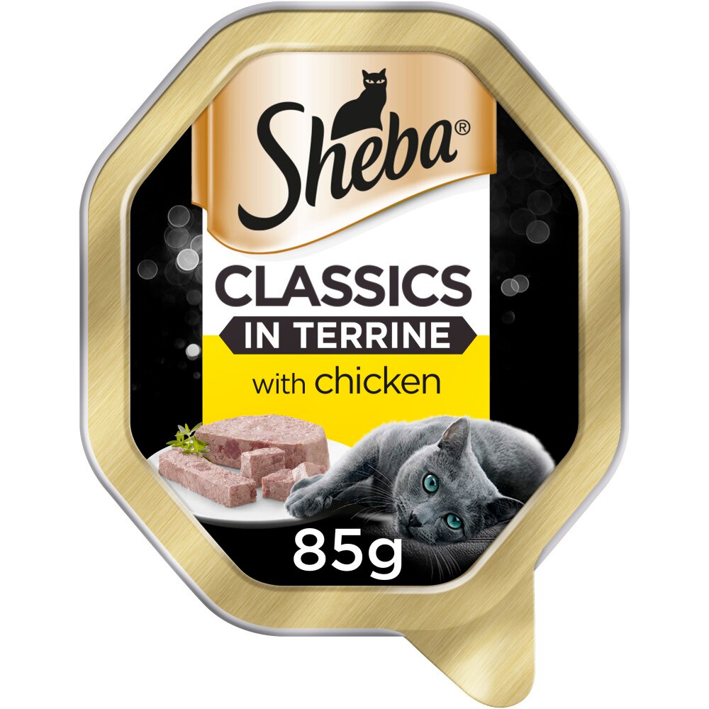Sheba Classics Chicken in Terrine Alutrays - 22 x 85g